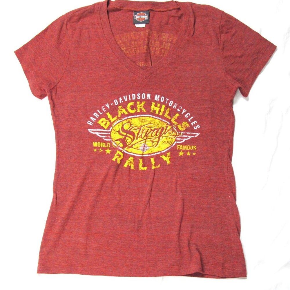 Harley-Davidson Black Hills Sturgis Rally Graphic T-Shirt, Women's Size LG